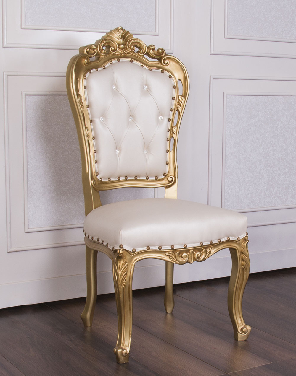 Gold & Champagne ANUBIS Dining Chair
